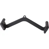 Gorilla Sports Brede roeigreep zwart rubber