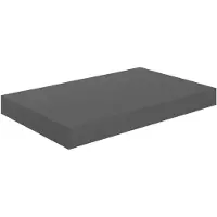 vidaXL Wandschap zwevend 40x23,5x3,8 cm MDF hoogglans grijs