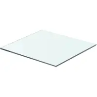 vidaXL Wandschap transparant 40x30 cm glas