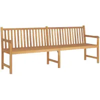 vidaXL Tuinbank 228 cm massief teakhout