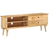 vidaXL Tv-meubel 140x30x50 cm massief mangohout