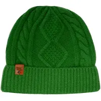 Stone Valley Grofgebreide Damesmuts van 100% Wol - Groen