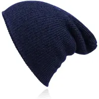 LGT JWLS Beanie Muts in Katoenblend voor Mannen - Navy
