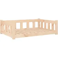 vidaXL Hondenmand 95,5x65,5x28 cm massief grenenhout