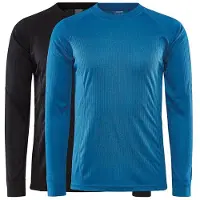 Craft Ondershirt Men Core 2-Pack Baselayer Tops Black Whale-XS