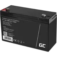 Green Cell 6V 12Ah (4.6mm) 12000mAh VRLA AGM accu