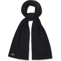 Ugg Heren Sjaals Knit Ribbed Scarf - Zwart - Maat ONESIZE
