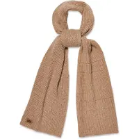 Ugg Heren Sjaals Knit Ribbed Scarf - Camel - Maat ONESIZE
