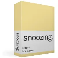 Snoozing katoen hoeslaken