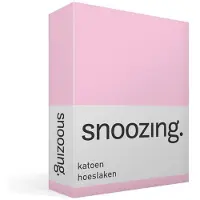 Snoozing katoen hoeslaken