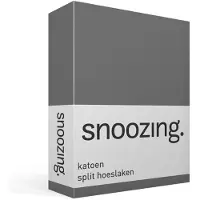 Snoozing katoen split hoeslaken