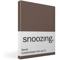 Snoozing flanel kussenslopen (set van 2)