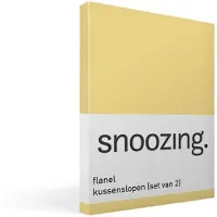Snoozing flanel kussenslopen (set van 2)