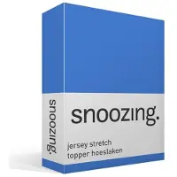 Snoozing jersey stretch topper hoeslaken