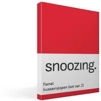 Snoozing flanel kussenslopen (set van 2)