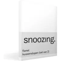 Snoozing flanel kussenslopen (set van 2)
