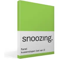 Snoozing flanel kussenslopen (set van 2)