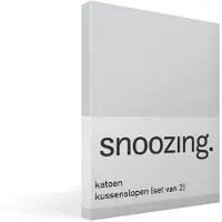 Snoozing katoen kussenslopen (set van 2)