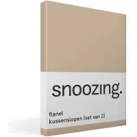 Snoozing flanel kussenslopen (set van 2)