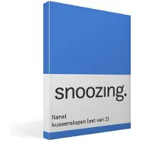 Snoozing flanel kussenslopen (set van 2)