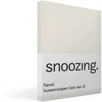 Snoozing flanel kussenslopen (set van 2)