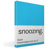 Snoozing flanel kussenslopen (set van 2)