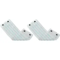 - Clean Twist XL / Combi Clean XL vloerwisser vervangingsdoek met drukknoppen – Micro Duo – 42 cm / set van 2