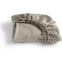Cinderella Waterbed / Boxspring Hoeslaken Taupe (Satijn)-180 x 210 cm