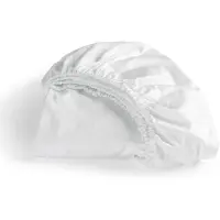 Cinderella Waterbed / Boxspring Hoeslaken White (Satijn)-90 x 210 cm