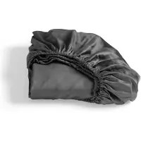 Cinderella Waterbed / Boxspring Hoeslaken Anthracite (Satijn)-90 x 210 cm