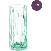 Koziol - Superglas Club No. 03 Bierglas 250 ml Set van 6 Stuks - Kunststof - Groen