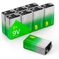 GP Batteries GP1604A-2LB8 9V batterij (blok) Alkaline 9 V 8 stuk(s)