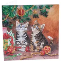 Crystal Art Crystal Card Kit  Magic of Christmas (18x18cm/partial)