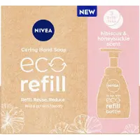 Nivea Caring Hand Soap Eco Refill 3 x 14 g - Hibiscus & Honeysuckle Scent