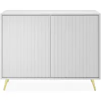 Selsey Dressoir Giulia 2 deur | Design spaanplaat wit 104x78x38 cm dressoirs | NADUVI