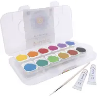 Packlinq PRIMO Waterverf, d 30 mm, diverse kleuren, 12 stuk/ 1 doos