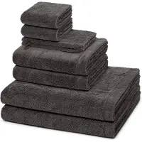 Cawö Sonstiges 2 X washandjes 2 X gasten- 2 X douche- 2 X handdoek - in set Lifestyle