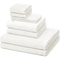 Cawö Sonstiges 2 X washandjes 2 X gasten- 2 X douche- 2 X handdoek - in set Lifestyle