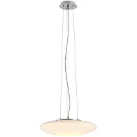 LINDBY Hanglampe , Gunda, dimbare, Wit, Woonkamer, Glas, Modern