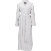 Linnick Wafel Badjas Kuitlengte - white - L