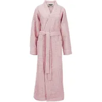 Linnick Wafel Badjas Kuitlengte - light pink - S