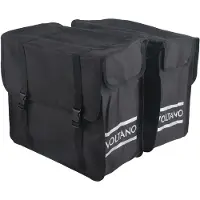 Voltano Dubbele Fietstas XL - Zwart - 48 Liter
