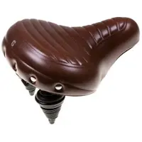 Dongfanghong Cycle Parts zadel wave bruin, zonder strop