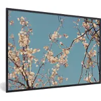 PosterMonkey Fotolijst incl. Poster - Bloesem - 120x80 cm - Posterlijst