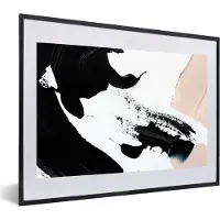 PosterMonkey Fotolijst incl. Poster - Verf - Design - Abstract - 60x40 cm - Posterlijst
