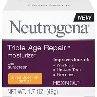 Neutrogena Triple Age Repair Anti-aging dagelijkse gezichtscr?e met SPF 25 Zonnebrandcr?e en vitamine C Verstevigende anti-rimpel gezichts- en nekcr?