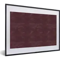 PosterMonkey Fotolijst incl. Poster - Inductie beschermer - Leer - Structuur - Dieren - 60x40 cm - Posterlijst