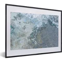 PosterMonkey Fotolijst incl. Poster - Steen - Roest - Vintage - 40x30 cm - Posterlijst
