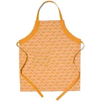 HEMA Keukenschort - chambray katoen - okergeel croissant (okergeel)