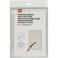 HEMA Vacuümzakken Large 105x65 - 2 Stuks (transparant)